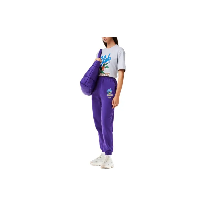 LACOSTE Iconic print Cotton Track Pants-1