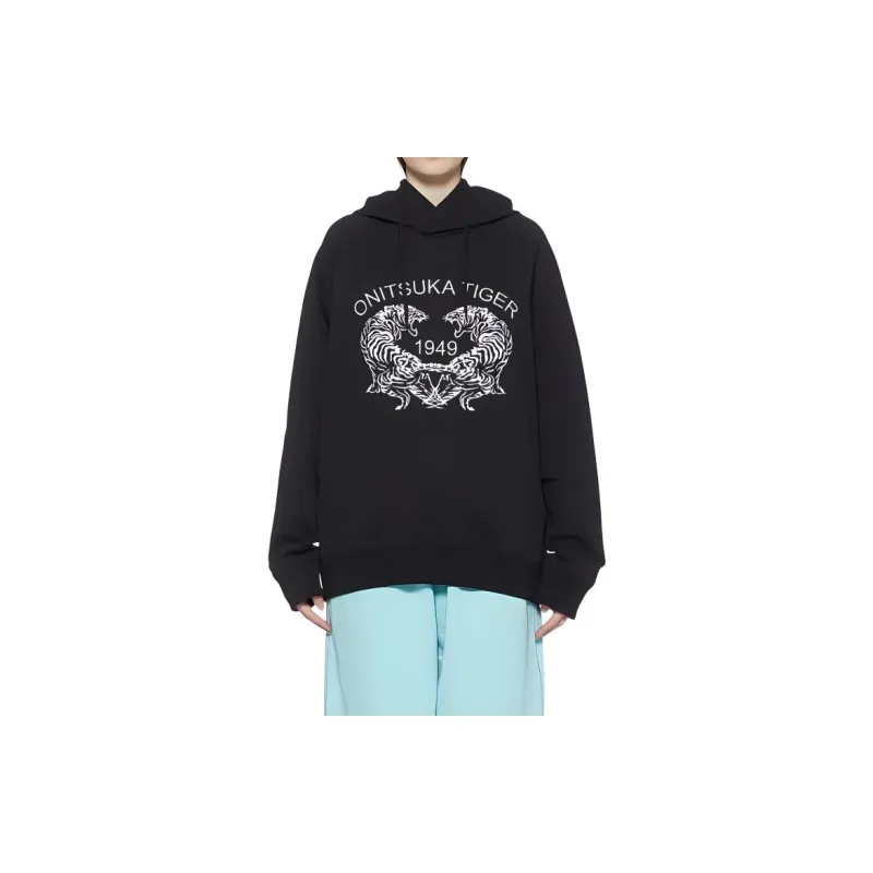 Onitsuka Tiger Sweatshirt Unisex Black-2