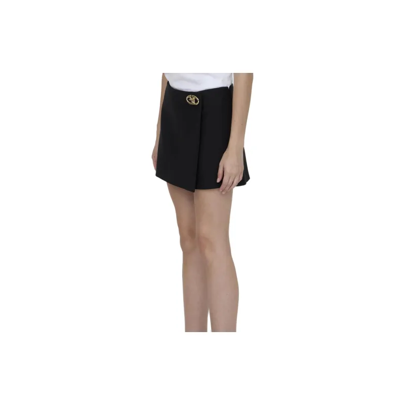 Valentino VLogo Plaque High Rise Mini Skorts-2