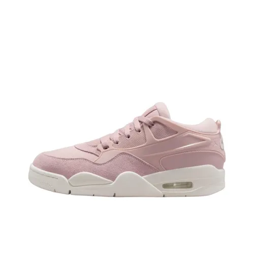 Air Jordan 4 Vintage Basketball Shoes Unisex Mid-Top Pink