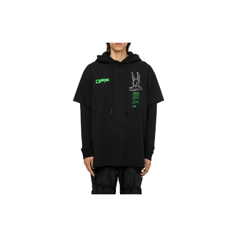 OFF WHITE Harry The Bunny Double Sleeved Hoodie-1