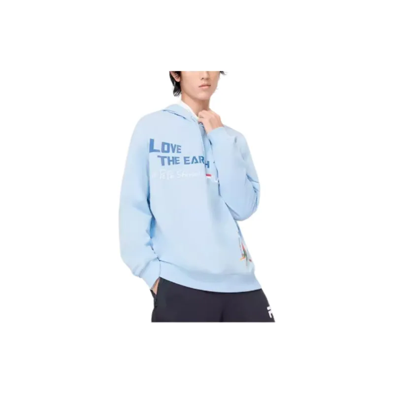 FILA Sweatshirts Men Denim Blue-2