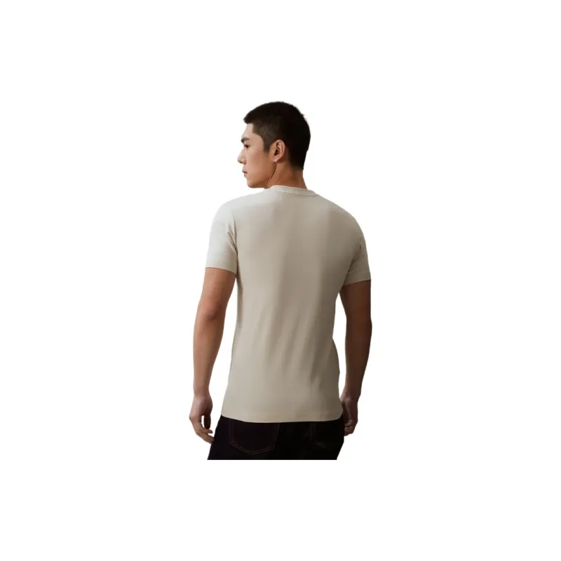 Calvin Klein T Shirts Unisex Ivory-2