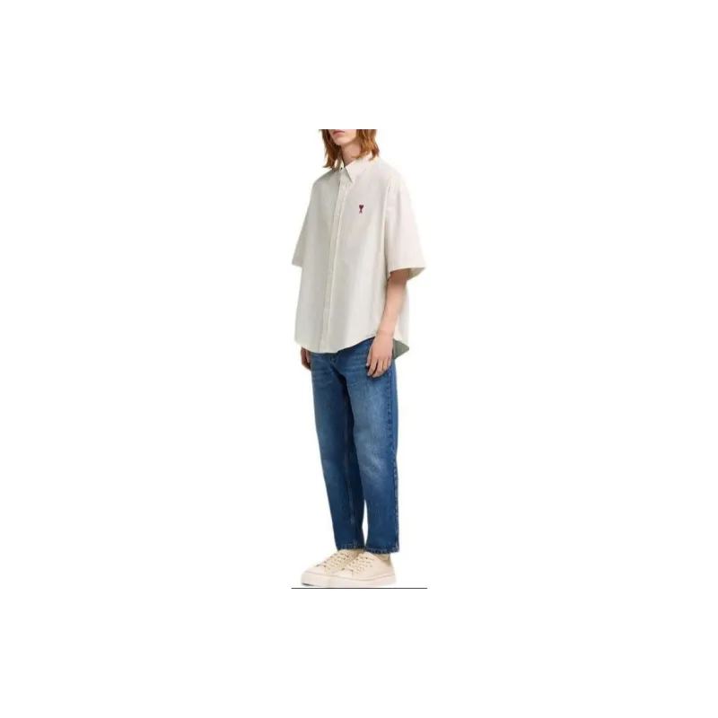 AMIPARIS SS24 Shirt Unisex Blue-3