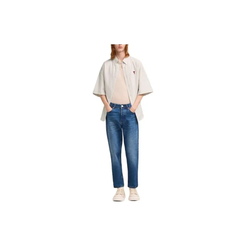 AMIPARIS SS24 Shirt Unisex Blue-1
