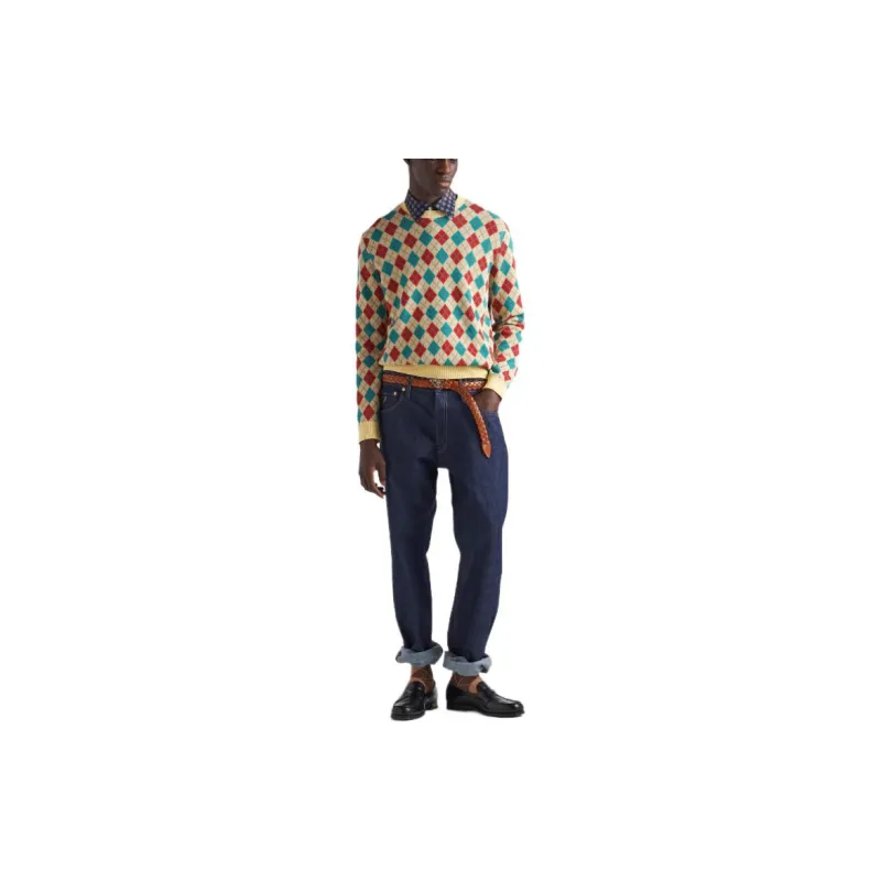 PRADA Sweaters Men Yellow-1