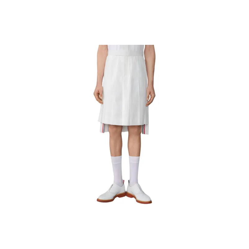 THOM BROWNE· SS24 Summer Series Skirt Men's White-1