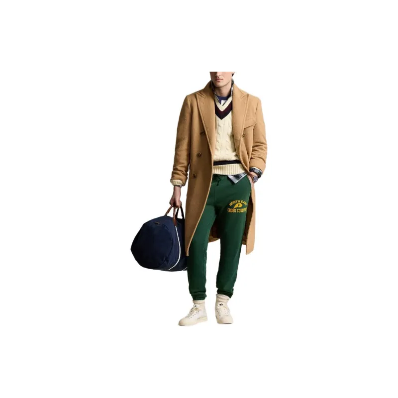 Polo Ralph Lauren SS24 Knitted Sports Pants Men's Moss Agate-1