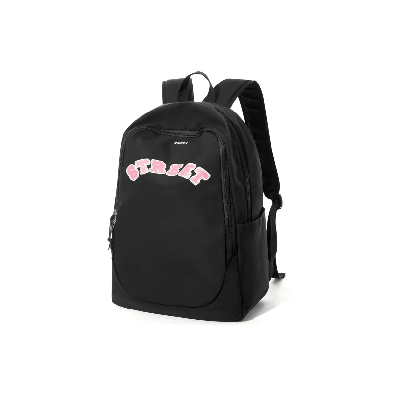 RIOREX Fabric Backpack Laptop Bags Unisex Black/Blue/Red-1