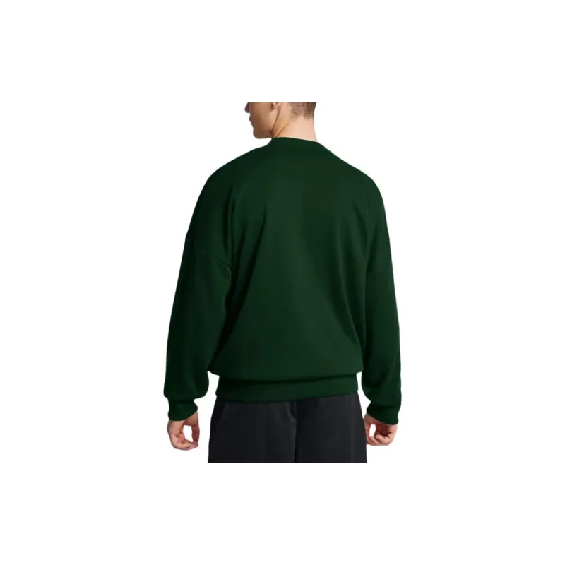 Under Armour Icon Heavyweight Terry Sweatshirt Men's Forest Green-4