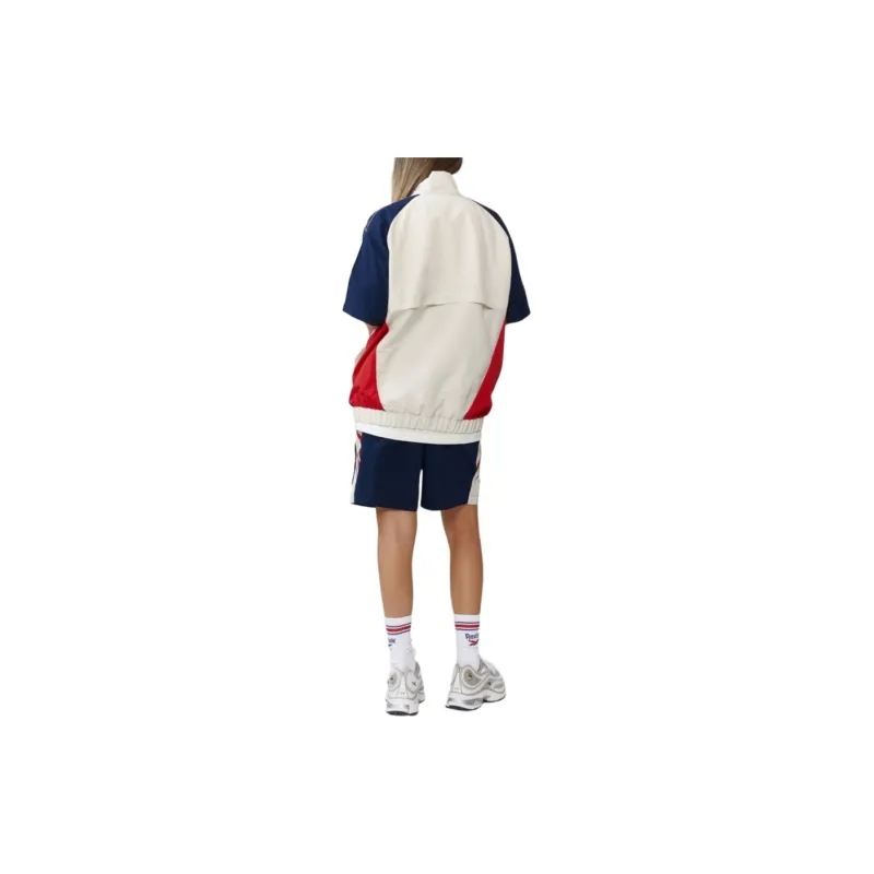 Reebok Vector Block Jackets Coats Unisex Beige/Navy-5