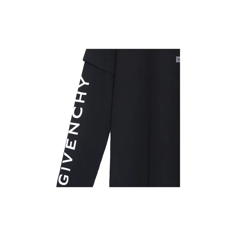 Givenchy 4G Embroidered Long Sleeved T Shirt-4