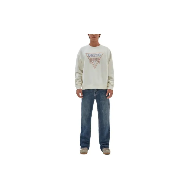 GUESS FW23 Sweatshirt Men's White-2