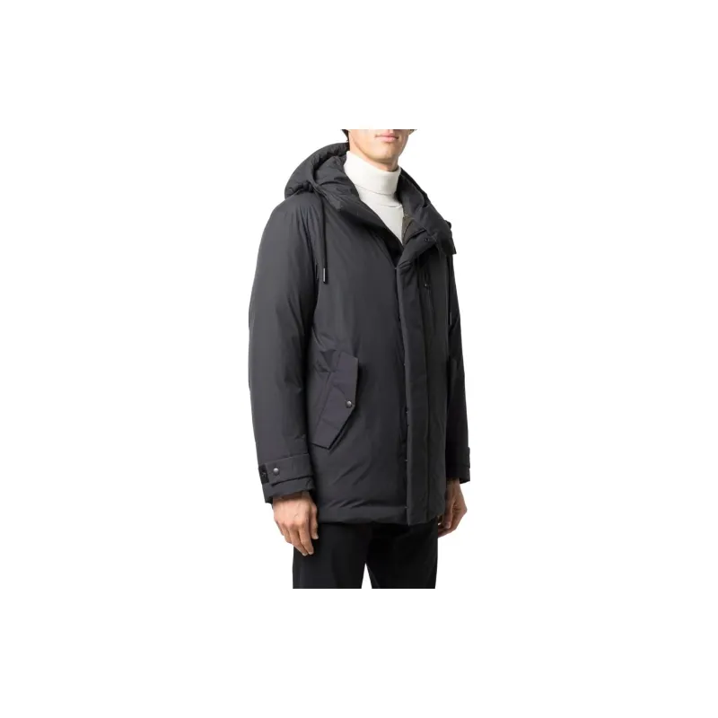 Moncler Parka Coats Men Black-3