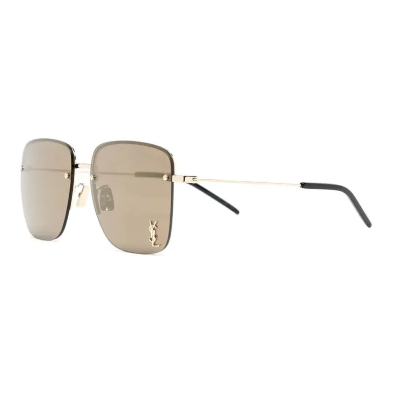 SAINT LAURENT Monogram Frameless Sunglasses-0