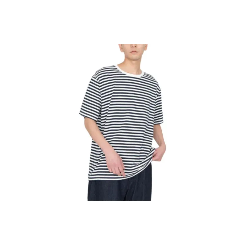 Nanamica Coolmax Stripe Jersey Tee-4