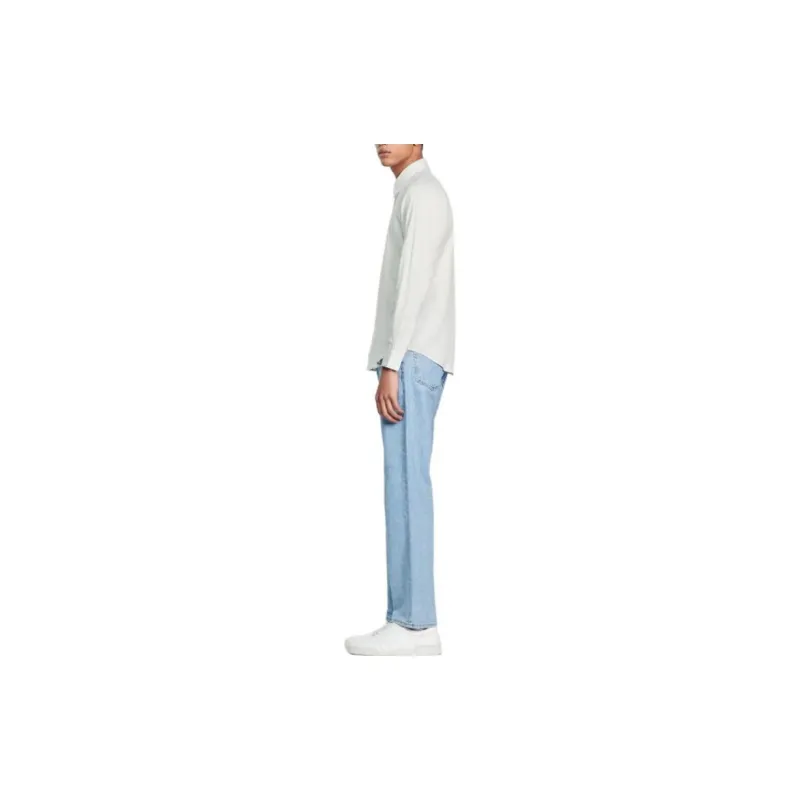 Sandro Shirts Men Light Blue-2
