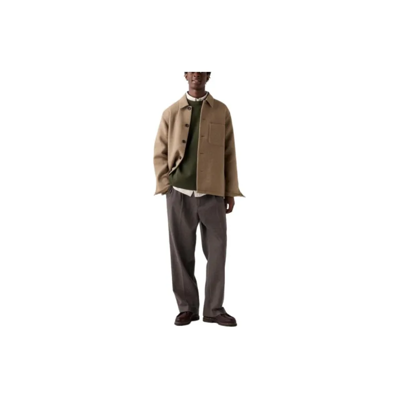 UNIQLO Casual Pants Men's Dark Umber-2