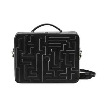 SHANSHUIJI Cow Leather One Shoulder Handbags Regular Women's Starry Night Black