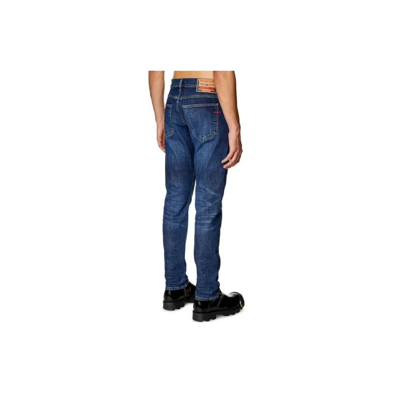 DIESEL D Strukt 2019 Logo Patch Slim Cut Jeans-3