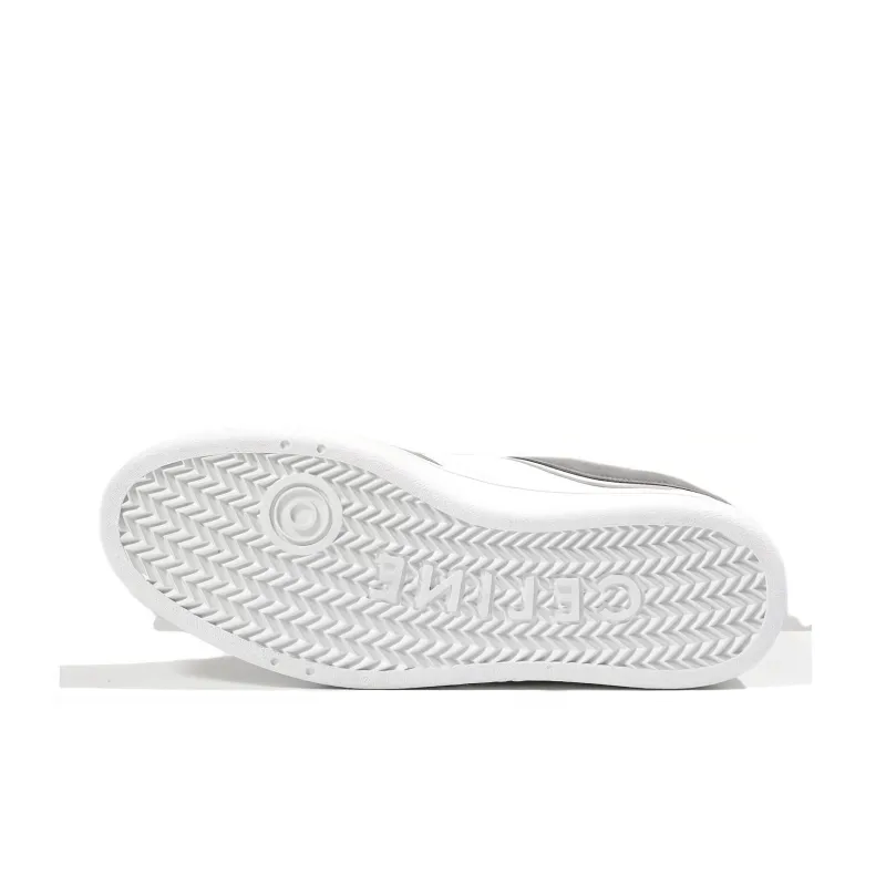 CELINE Low Lace Up Grey Optic White-4