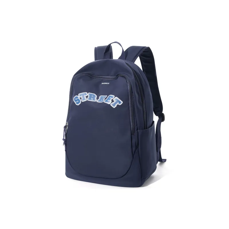 RIOREX Fabric Backpack Laptop Bags Unisex Black/Blue/Red-6