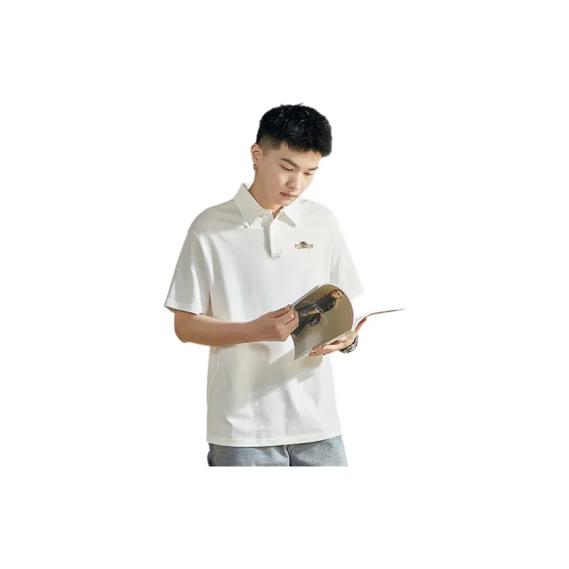 Tonlion Polo Shirt Men's Light Heather Gray-2
