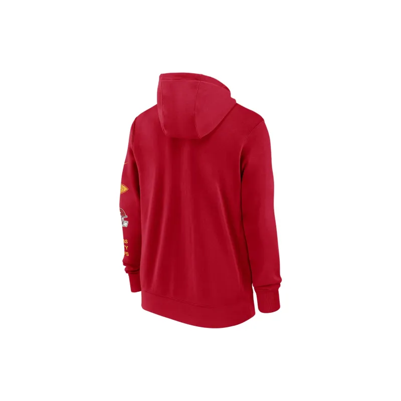 Nike Kansas City Chiefs Club Men's Nike Nfl Full Zip Hoodie-1