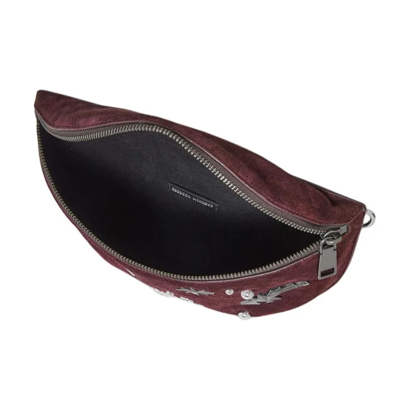 REBECCA MINKOFF Leather Fanny Pack Women's Garnet Red-2