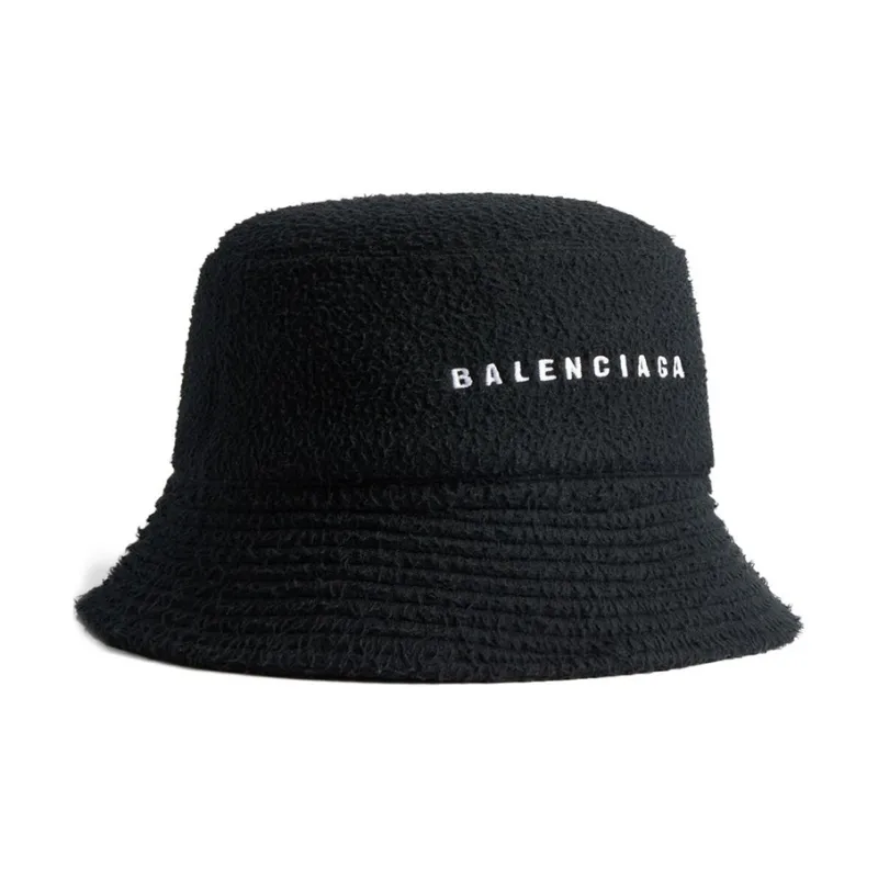 Balenciaga Polyester Bucket Hats Women's Black-2