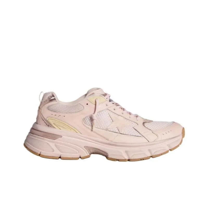 Golden Goose Lightstar Low Top Chunky Sneakers Athletic Shoes Casual Shoes Men's Dirty Pink Color-1