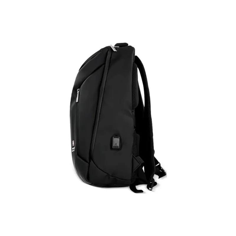 SWISS MILITARY PVC Polyvinyl Chloride Backpack Regular Men's Black-2