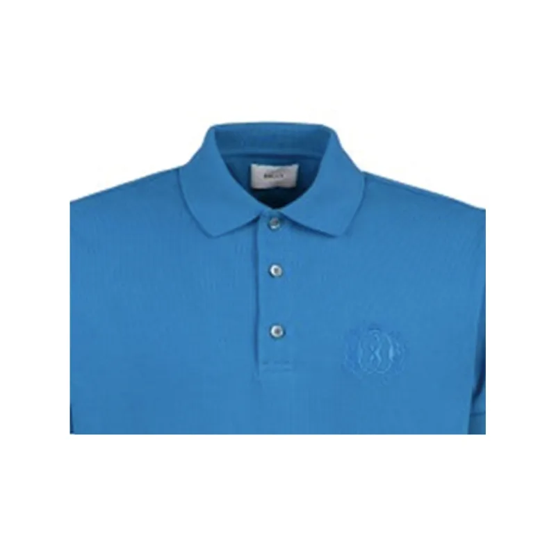 BALLY SS24 Polo Shirt Men's Blue-3