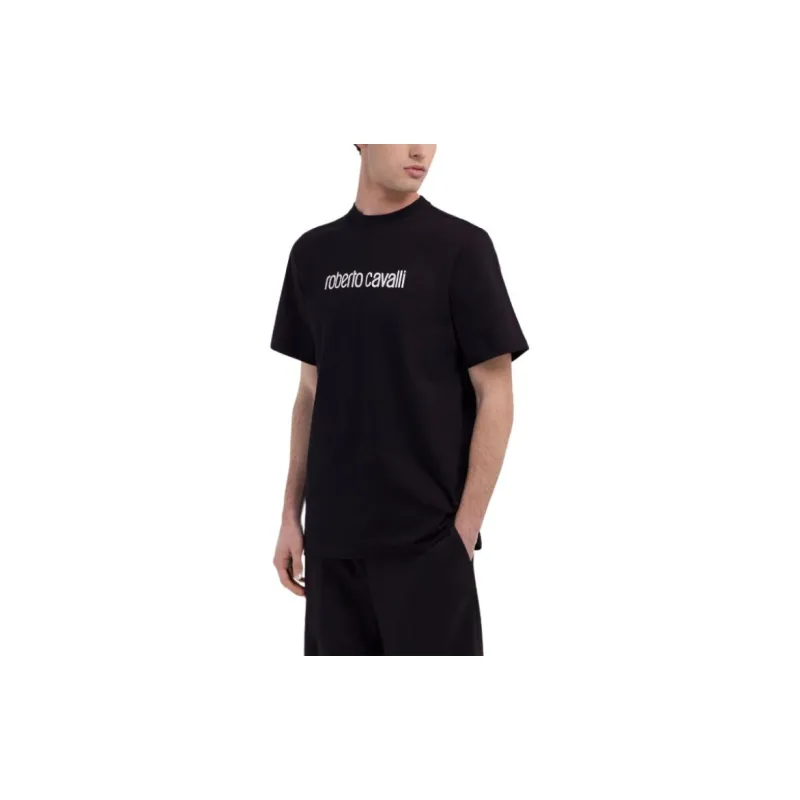 Roberto Cavalli Logo print T shirt-3