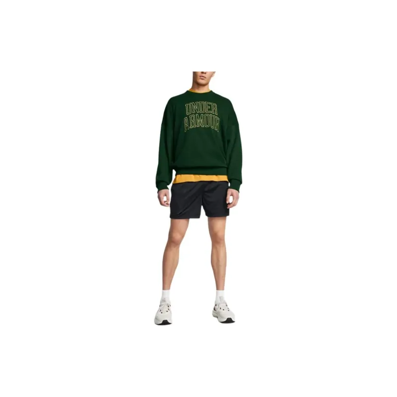 Under Armour Icon Heavyweight Terry Sweatshirt Men's Forest Green-2