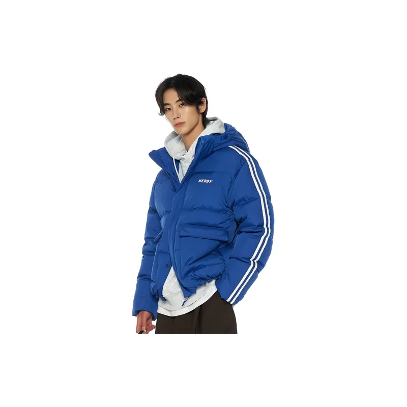 Nerdy Down Jackets Unisex Blue-3