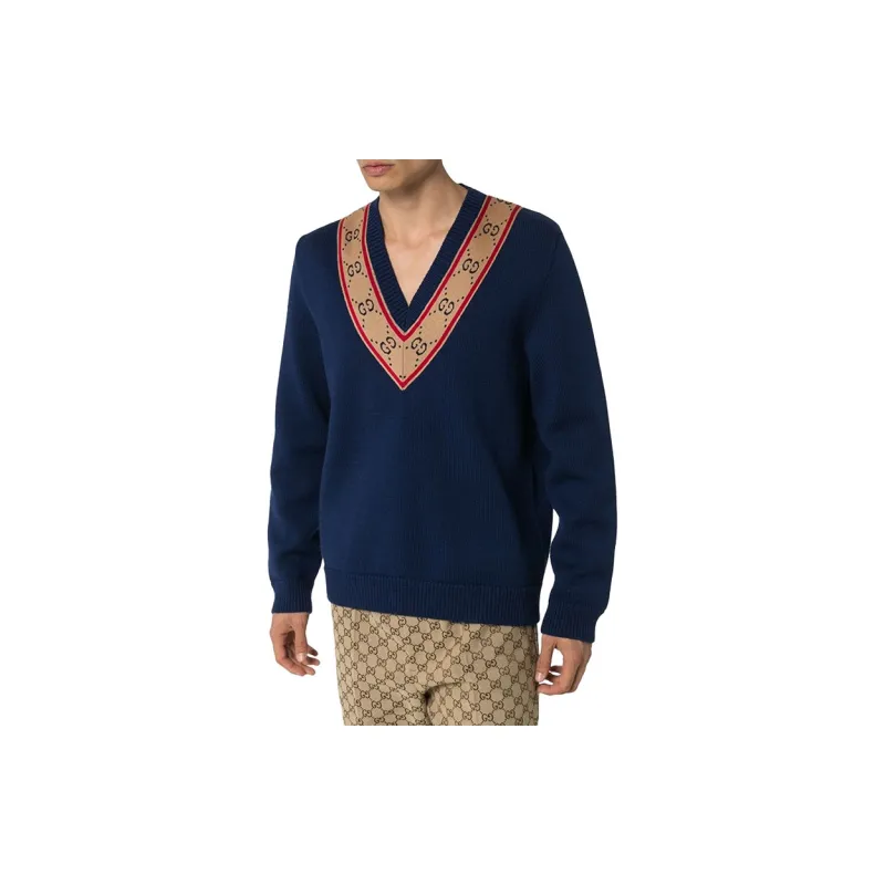 GUCCI Sweaters Men Blue-3