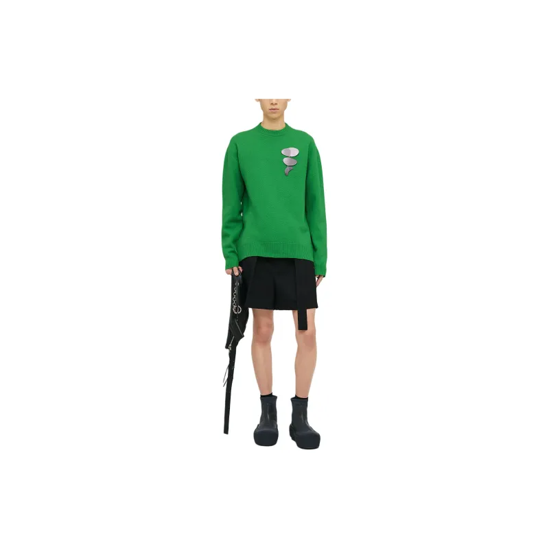 JIL SANDER Belted Wool Tailored Shorts-1