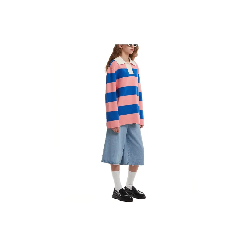 TRUNKPROJECT Sweaters Unisex Pink Blue Stripes-4
