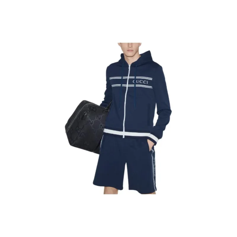 GUCCI Knit Hooded Sweatshirt-2