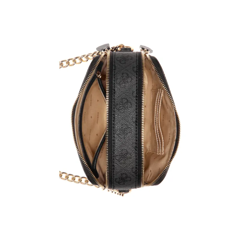 GUESS Artificial Leather Camera Bag Shoulder Bag Crossbody Bag Women's Black-3