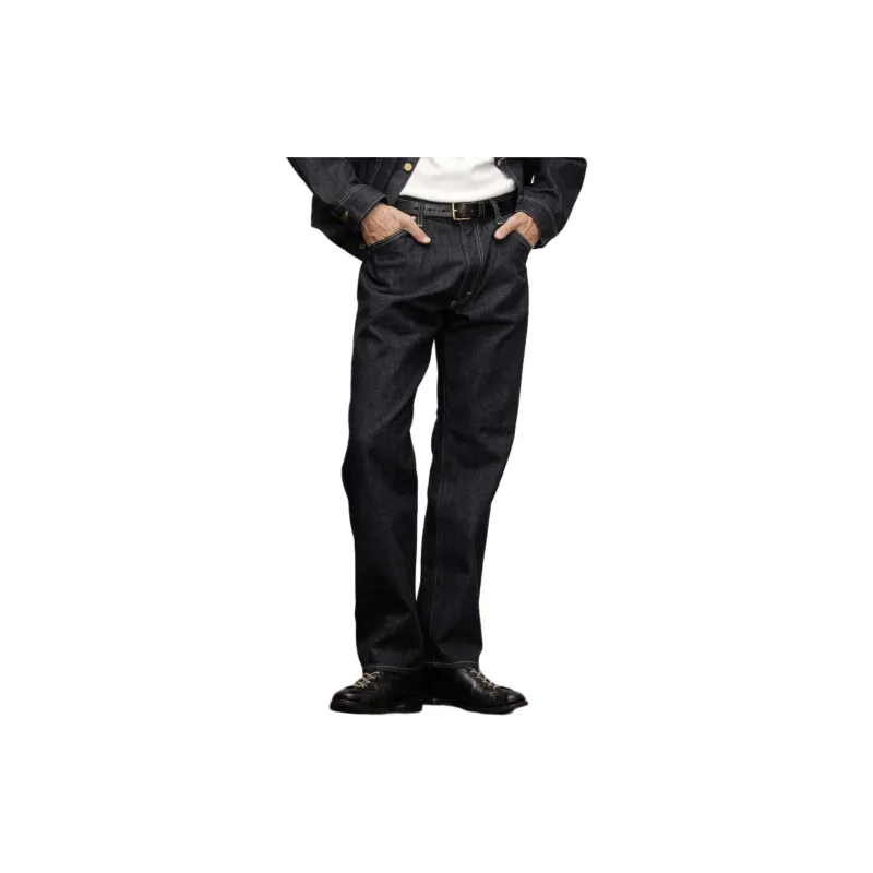 Lee Schott N.Y.C Co-brand Jeans Unisex Indigo-3