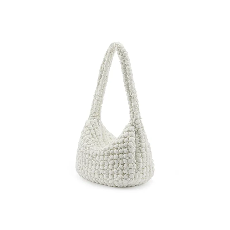 Soullight Water-Repellent Eco-Friendly Fabric Crossbody Bag Shoulder Bag Tote Shoulder Bag Large Size Unisex White-1