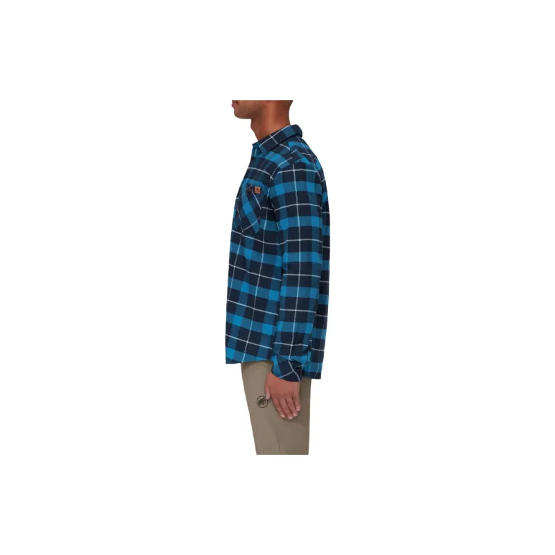 MAMMUT Alvra Longsleeve Shirt Shirt Men's Blue-3