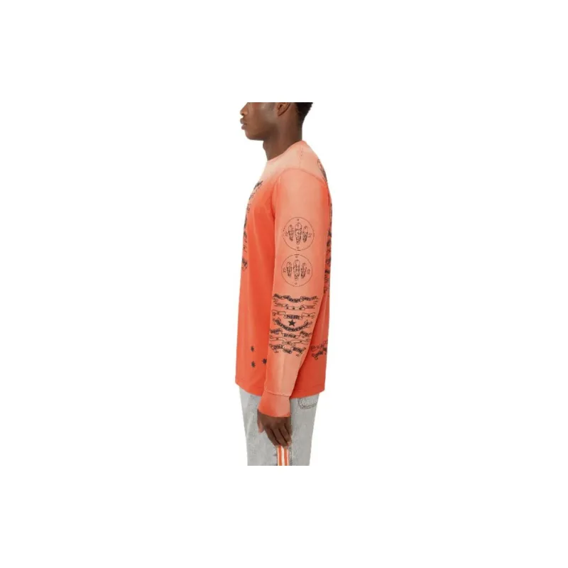 DIESEL Sweatshirts Men Orange-3
