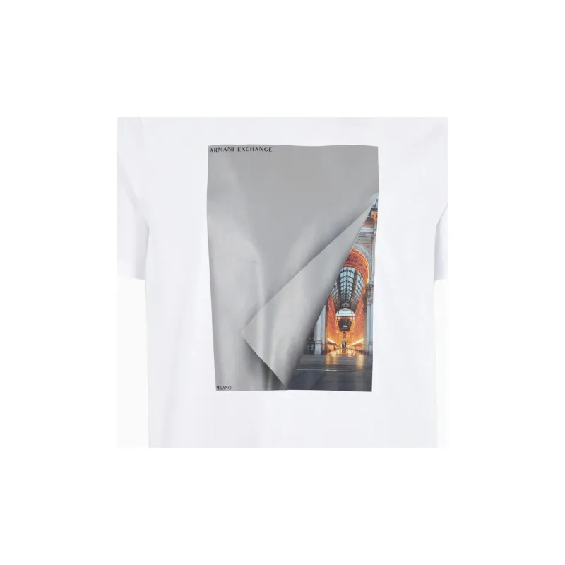 ARMANI EXCHANGE SS24 Regular T Shirt Men's White-6