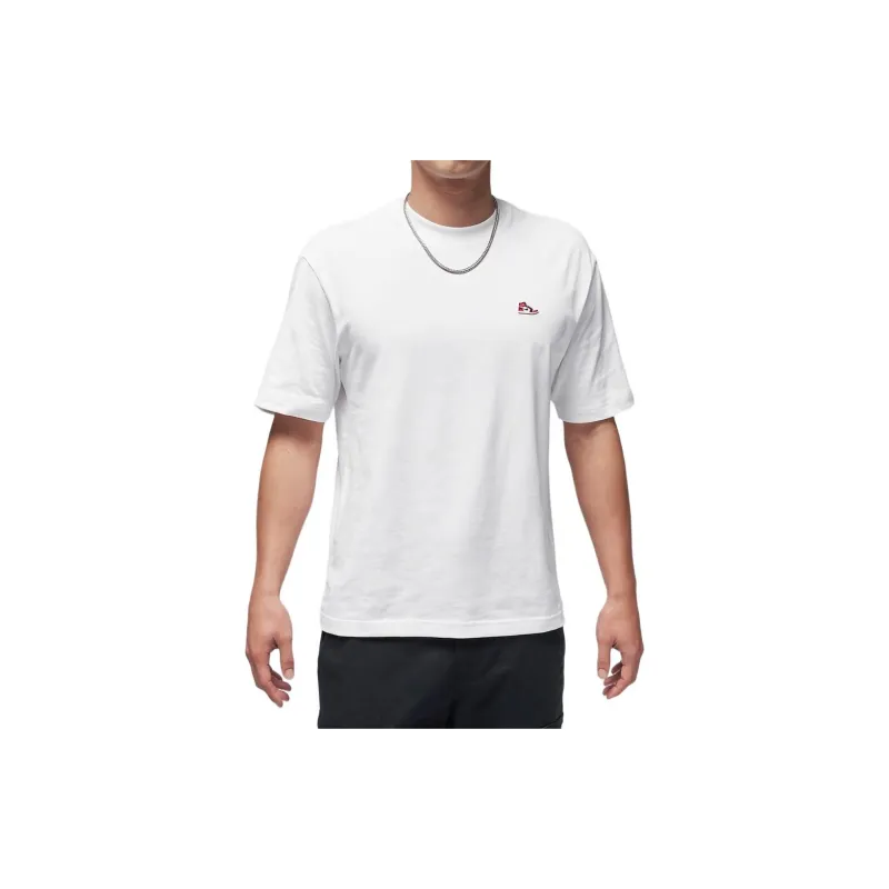 Jordan T Shirts Men White-3