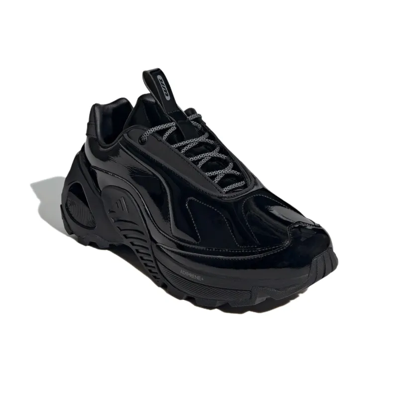 Adidas Wonder Runner Cushioned Slip Resistant Low Top Running Shoes Unisex Black-3