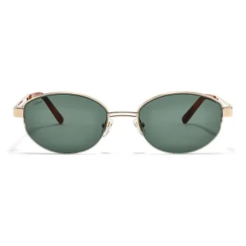 Fakeme Metal Oval Sunglasses Unisex