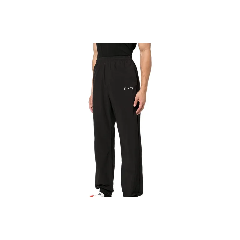 OFF WHITE Knitted Sweatpants Men Black-2